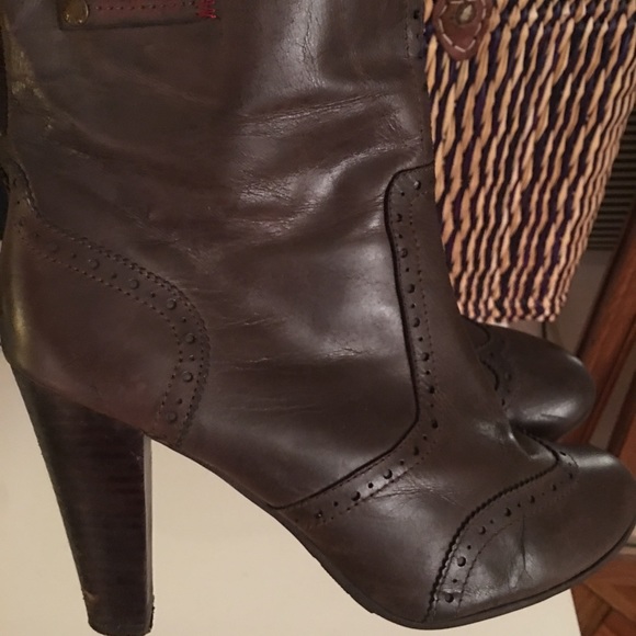 comfy high heel boots